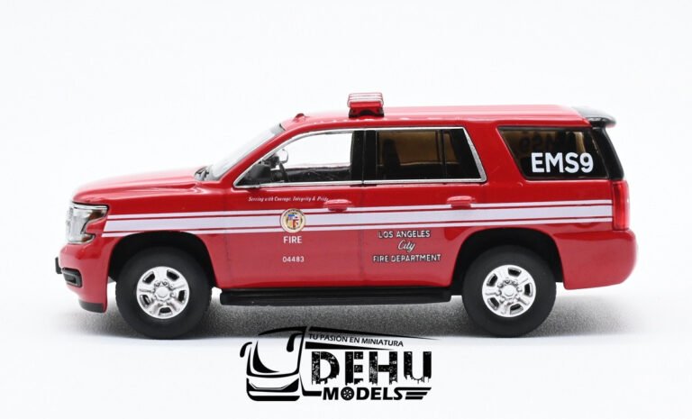 CBP-139 Chevrolet Tahoe Los Angeles City CA Fire Dept, Rojo - Blanco (3)
