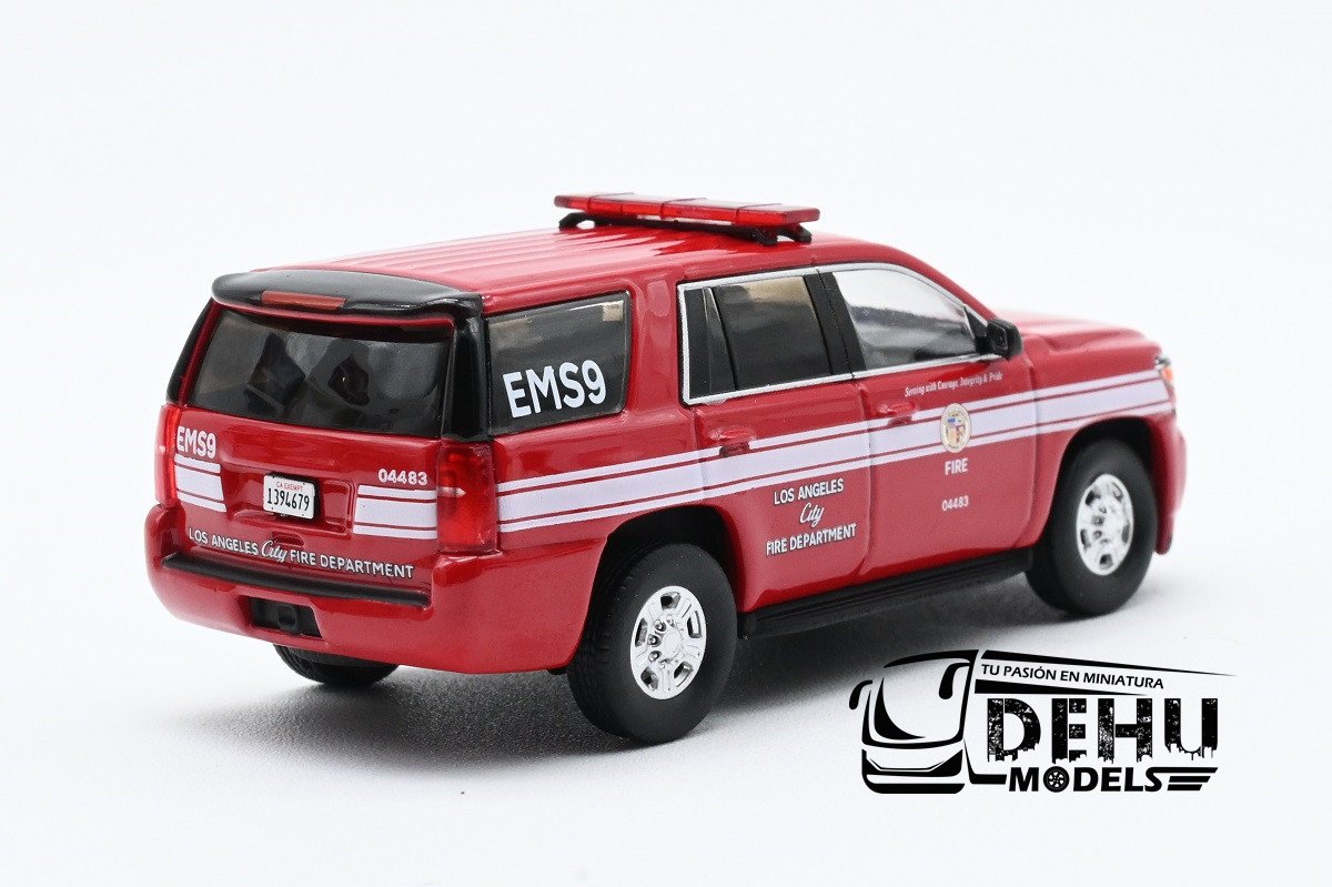 CBP-139 Chevrolet Tahoe Los Angeles City CA Fire Dept, Rojo - Blanco (5)