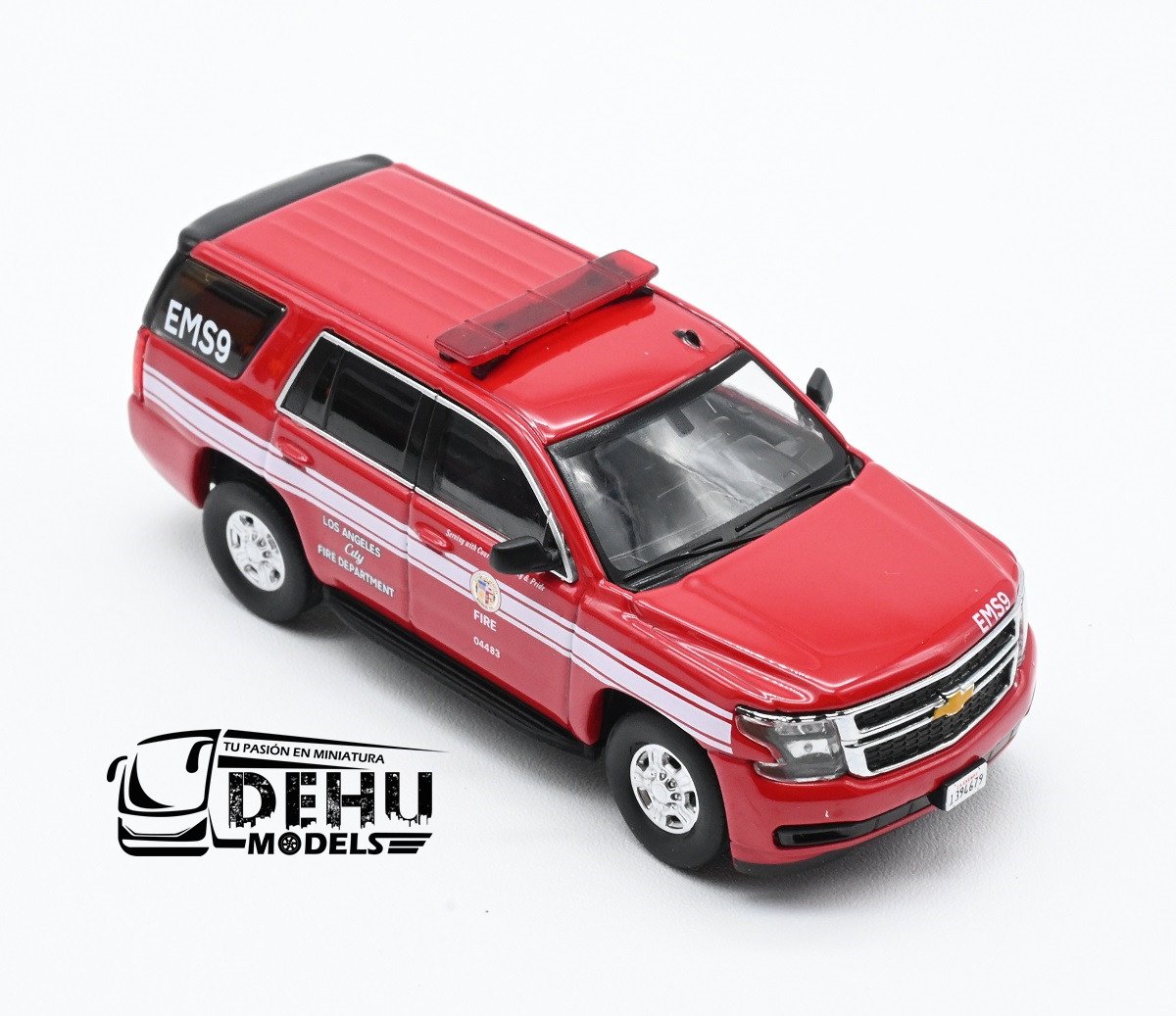 CBP-139 Chevrolet Tahoe Los Angeles City CA Fire Dept, Rojo - Blanco (8)
