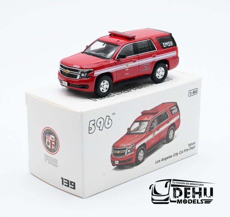 CBP-139 Chevrolet Tahoe Los Angeles City CA Fire Dept, Rojo - Blanco (9)