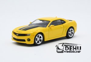 Auto a Escala 1/64 Chevrolet Camaro Amarillo-Negro, CBP-140 596 Model